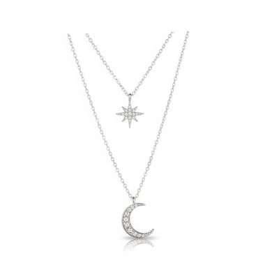 Picture of New Chain Choker Sparkling Classic Girl Necklace For Women Silver 