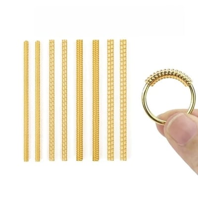 Picture of New Spiral Based Ring Tools Spring Coil Ring Size Adjuster Guard Tightener Reducer Resizing Tool For Jewelry  