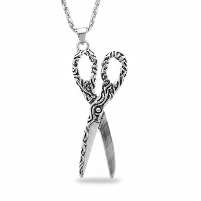 Picture of Mask Chain Pendants Necklace trendy  Simple Stainless Steel Chain Jewellery Gift - Modern - Choice Expression  