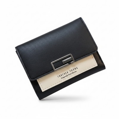 Picture of New Trendy Small Fashion Wallet For Women Black 