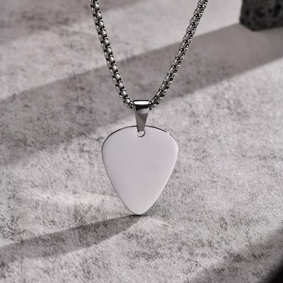 Picture of Best Friends Panda Necklace Broken Heart Pendant Charm Friendship  Relationship Jewelry Titanium Steel Chain Necklace For Men Black 