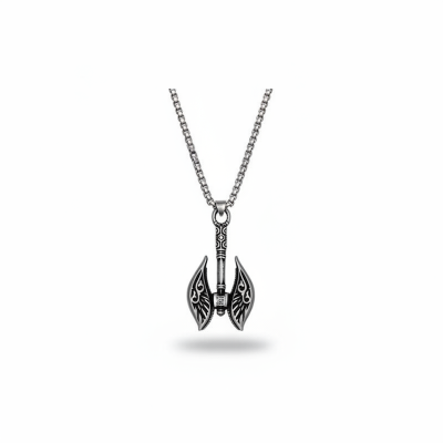 Picture of New Geometry Stainless Steel Fashion Necklace For Men Silver 