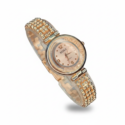 Picture of Analog stylish elegant watch for women - Rose gold Gold 