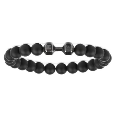 Picture of Stylish - Modern Vibe - Superb Quality - New Tide Male Fitness Dumbbell Sports Bracelet for Men - Trend and Needful - Well Inspired & Crafted Black Adjustable