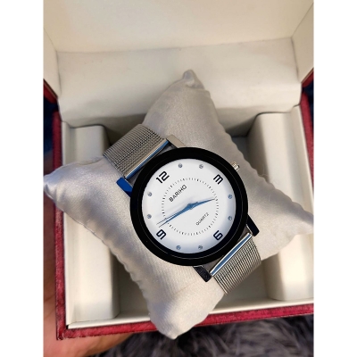 Picture of Stylish - Modern Vibe - Easily Usable - Analog stylish elegant watch for women - Silver - Easy To maintain - Designed - Urban Vibes  