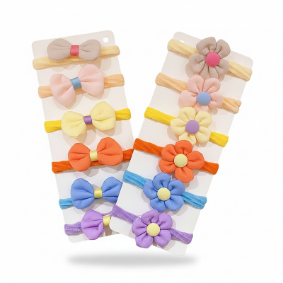 Picture of Indispensable -Upscale Living -6 pis Cute Flower Hair Bands For women- Inventive Choice Remarkable - Disclose Styles & Luxe Multicolor Int: One size