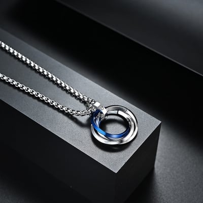 Picture of Superb Quality - Korean fashion steel necklace metal chain minimalist accessories - Trend and Needful - Understated Sophistication Multicolor 