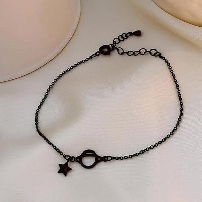 Picture of Star For Women Fashion Design Chain Female Clavicle Bracelet Black 