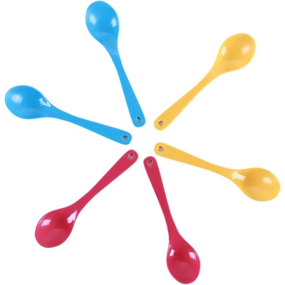 Picture of Generic Food Grade High Quality Baby Spoons Multicolor 