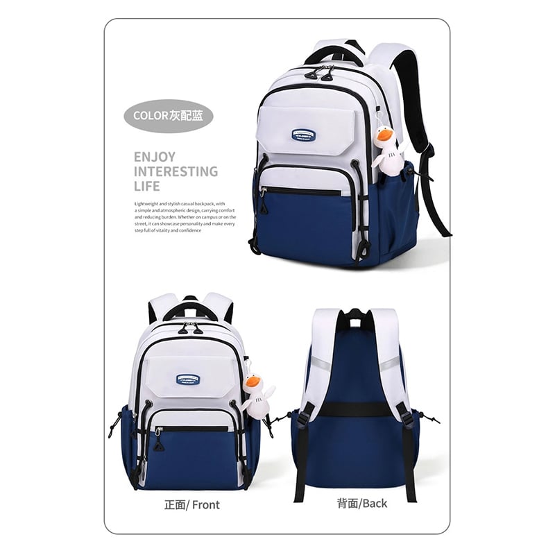 Picture of High School, and College Students' Schoolbags Stain-Resistant Backpacks 