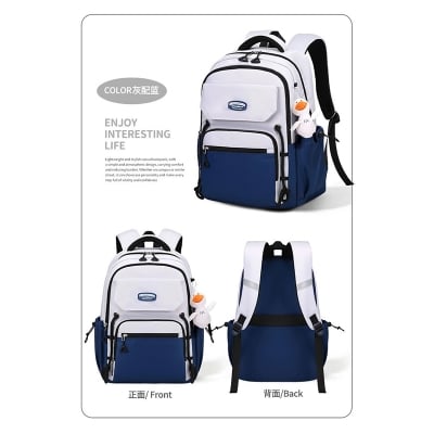 Picture of High School, and College Students' Schoolbags Stain-Resistant Backpacks 