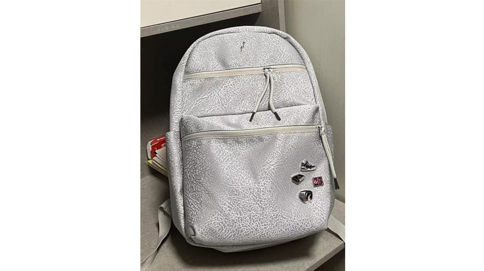 Picture of Air Jordan Patch Backpack - white