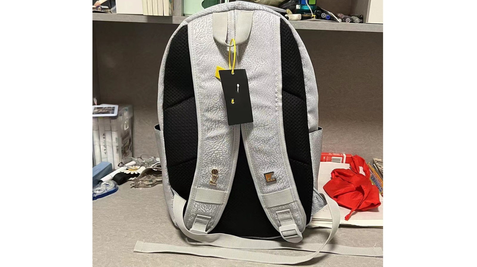 Picture of Air Jordan Patch Backpack - white