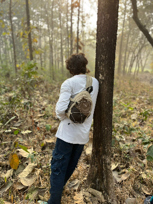 Picture of Personalized Crossbody Bag Sports Hiking And Mountaineering Bag Multi Functional And Versatile Chest Bag - Khaki