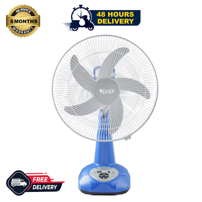 Picture of Click 16" Rechargeable Table Fan Blue
