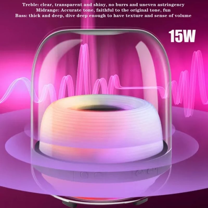 Picture of Wireless Bluetooth Speaker Crystal Glass - L20