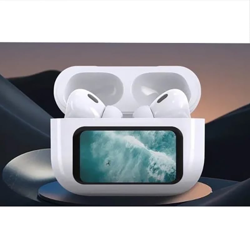 Picture of Airpods Pro New ANC/ENC A9 PRO 5th Generation Wireless Earbuds with LED Smart Touch Screen Display