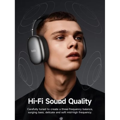 Picture of Hoco W55 Plus ANC Wireless Headphones - Black