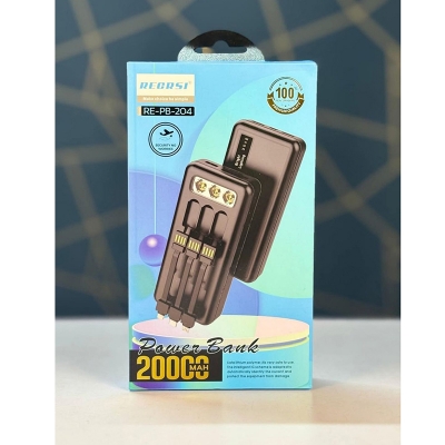 Picture of REGRSI RE‑PB‑204 Power Bank - Black
