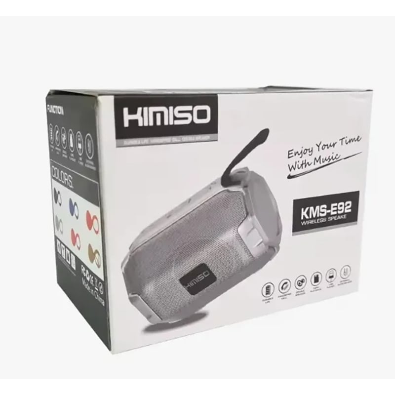 Picture of KIMISO KMS-E92 Wireless Bluetooth Speaker - Multicolor