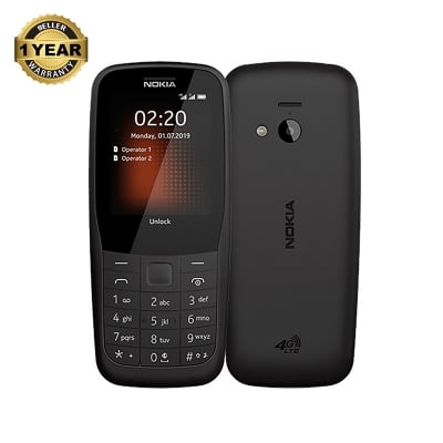 Picture of Nokia 220 (2019) Dual Sim Black Colour - Black