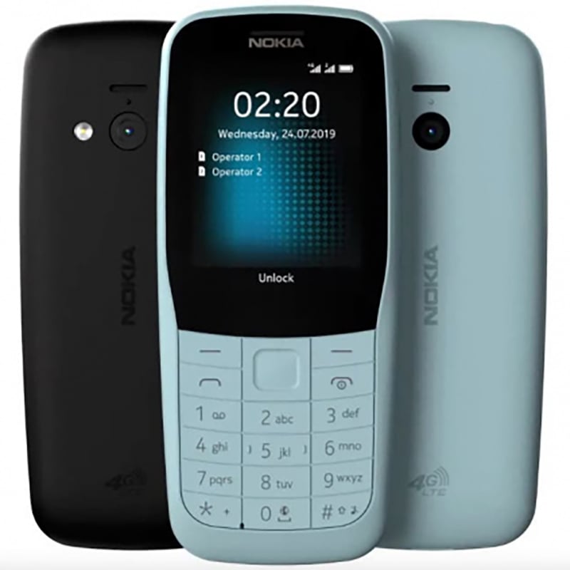Picture of Nokia 220 (2019) Dual Sim Black Colour - Black