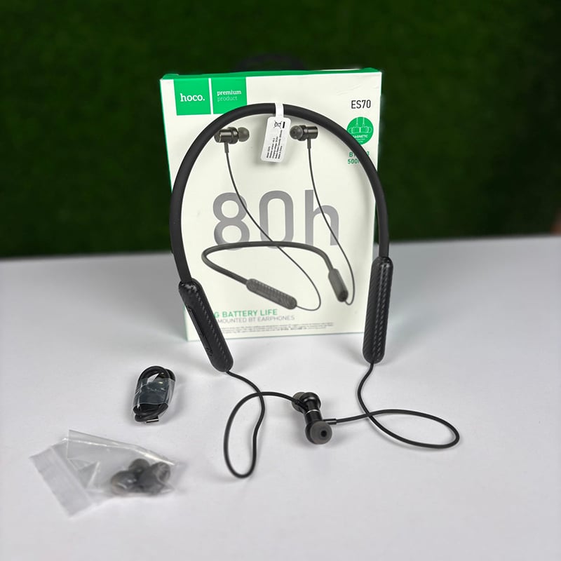 Picture of Hoco ES70 Wireless Neckband 80 Hours Play Time - Black
