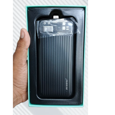 Picture of 🔋 REGRSI RE-PB401 Power Bank – 40000mAh বিশাল ক্ষমতার পোর্টেবল চার্জার🎶 সাথে ফ্রি JBL MP3 Speaker - Black