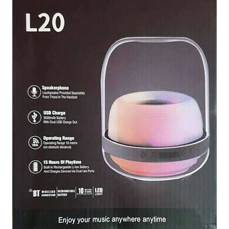 Picture of L20 RGB Bluetooth Speaker+T900 Ultra 2 Smart Watch