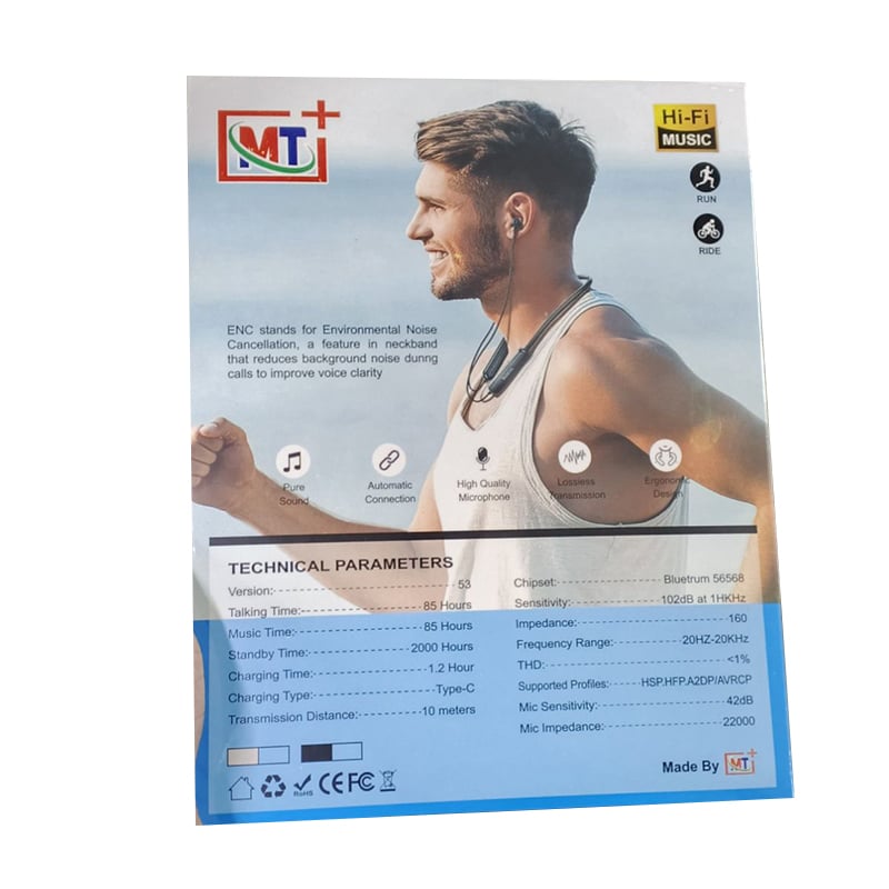 Picture of MT+ Hi-Fi Music Neckband Earphone