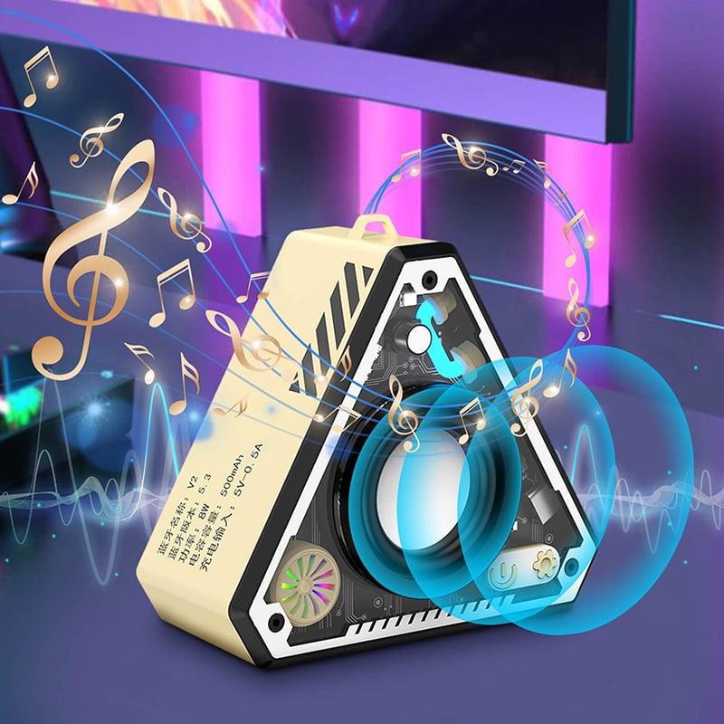 Picture of Nokia 105 DS comes with a free V2 Transparent Mecha Bluetooth Speaker. - Black