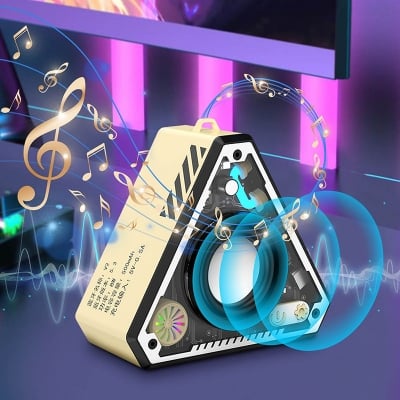 Picture of Nokia 105 DS comes with a free V2 Transparent Mecha Bluetooth Speaker. - Black
