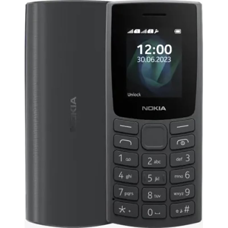 Picture of Nokia 105 DS comes with a free V2 Transparent Mecha Bluetooth Speaker. - Black