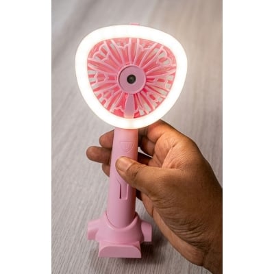 Picture of 🌟❄️ LED Rechargeable Mini Fan with LED Light ❄️🌟
