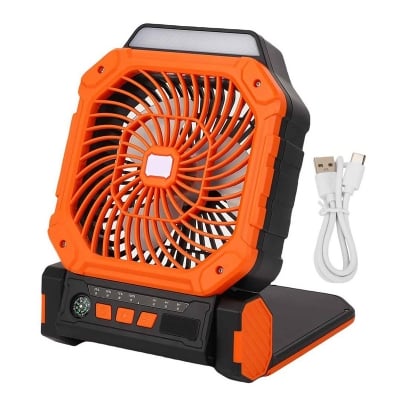 Picture of X16 Solar Rechargeable Fan - Orange