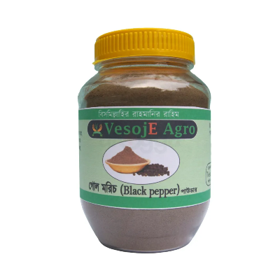 Picture of VesojE Agro Black Pepper Powder (গোল মরিচ গুড়া) 100gm