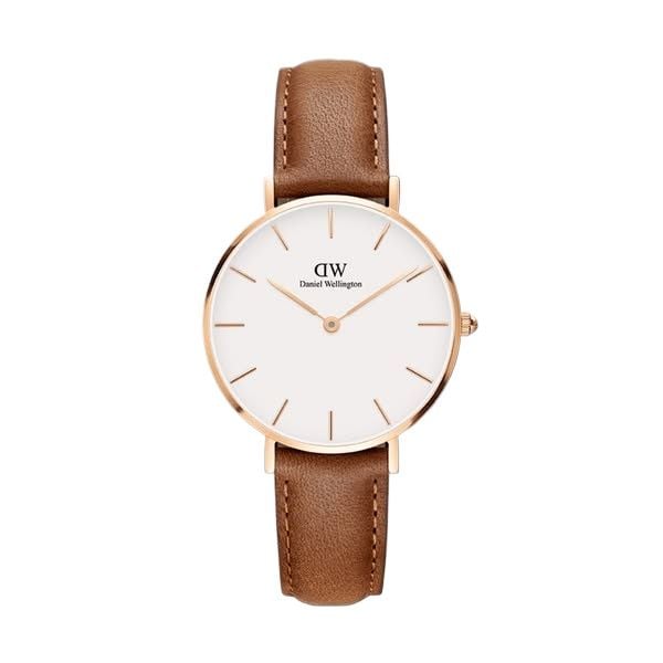 Picture of Classic Petite Analog White Dial Watch - Watch For Women - Watch - Brown