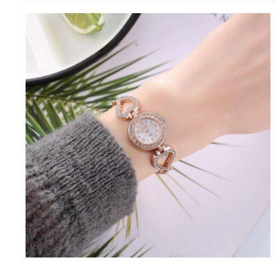 Picture of Luxury Fashion Watch For Women Rhinestone Ladies Quartz Watches - Watch For Women - Gold