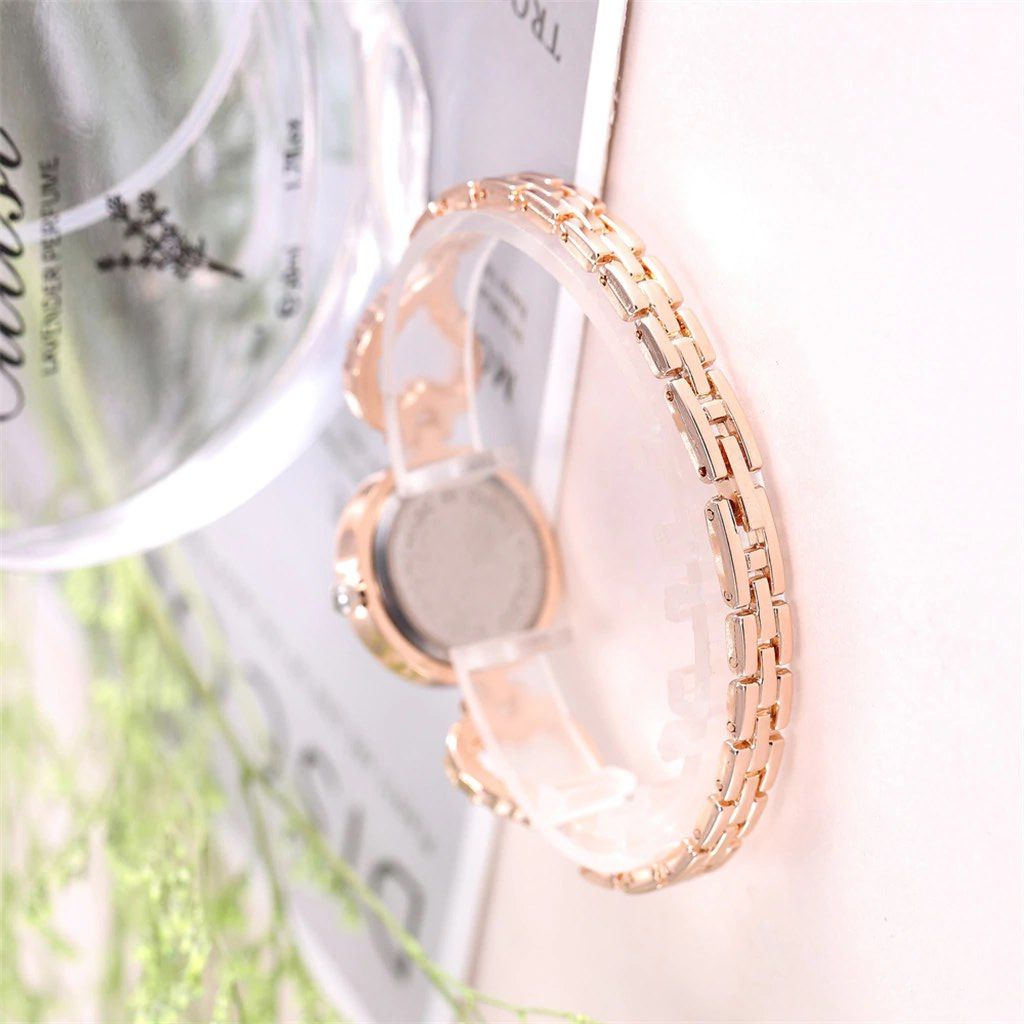 Picture of Luxury Fashion Watch For Women Rhinestone Ladies Quartz Watches - Watch For Women - Gold