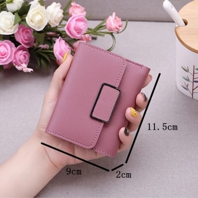 Picture of Short Wallet Tassel Coin Purse Card Holders Handbag - Orange