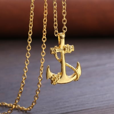 Picture of Man Necklaces Chain Pendants Punk Rock Unique for Male Pendant For Men/t//Men's Chain/Men's Necklace - Gold