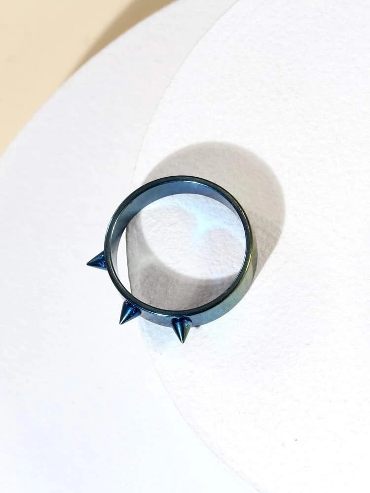 Picture of Sale Stainless Steel Punk Spike Rivet Ring Cone for Men / Women