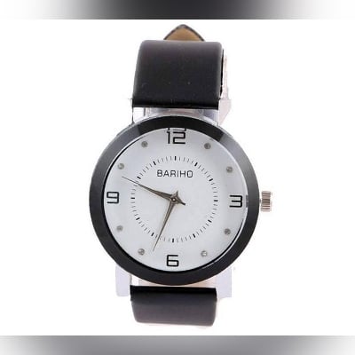 Picture of BARIHO Analog Wrist Fashion Watch For Men- Black and white - White
