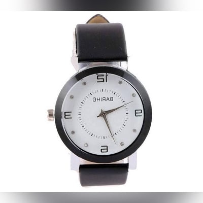 Picture of BARIHO Analog Wrist Fashion Watch For Men- Black and white - White