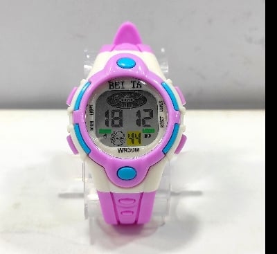 Picture of Beita WR 30M New Model Design Pink Digital Watch - For Boys & Girls - Multicolor