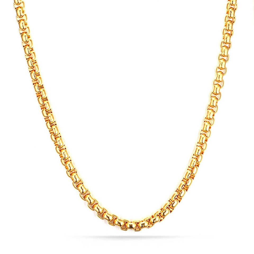 Picture of Men's Necklace Stainless Steel Cuban Link Chain