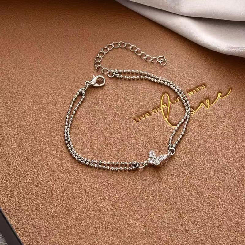 Picture of Understated -Choice and Remark -Stylish Hand Bracelet Design for Girls- Avant-garde Preferble - Low Hassle and Maintanance - Silver
