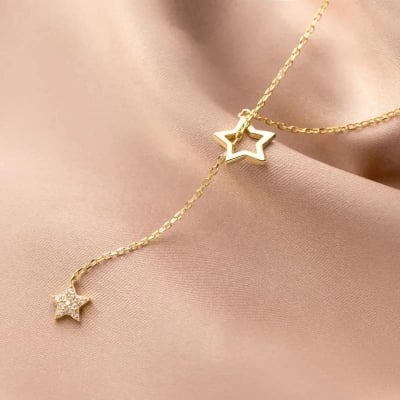 Picture of Lavish indulgent - Vintage Pearl Necklaces Women Elegant Charm French Romantic Style Clavicle Chain - Easy To maintain - Iconic Style - Gold