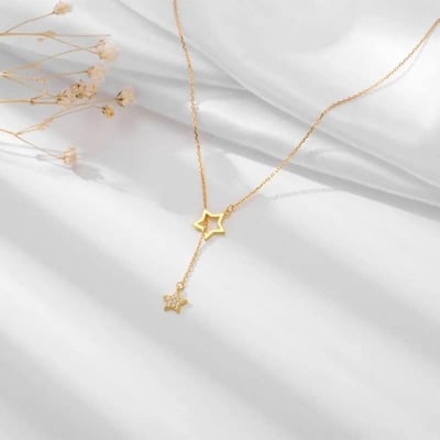 Picture of Lavish indulgent - Vintage Pearl Necklaces Women Elegant Charm French Romantic Style Clavicle Chain - Easy To maintain - Iconic Style - Gold