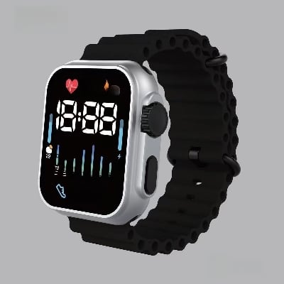 Picture of Squares LED Digital Sports Fashion Watch For Women